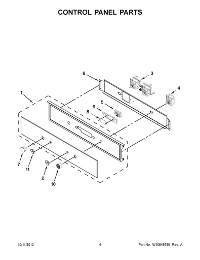 Whirlpool Range /Oven Range Element Rotary Switch - W10158966