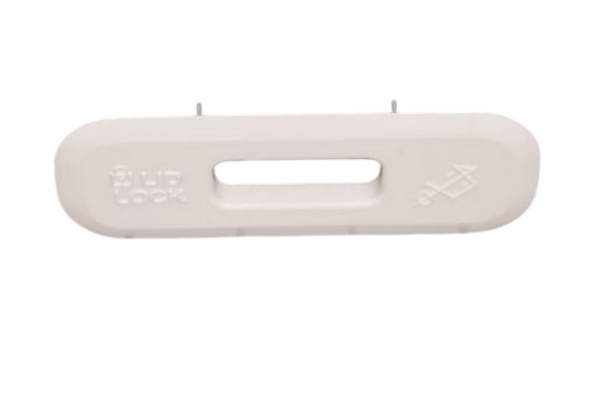 Whirlpool Washer Lid Lock Bezel (White) - W11643703, Replaces: W11403468