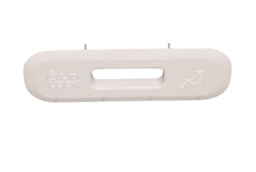 Whirlpool Washer Lid Lock Bezel (White) - W11643703, Replaces: W11403468
