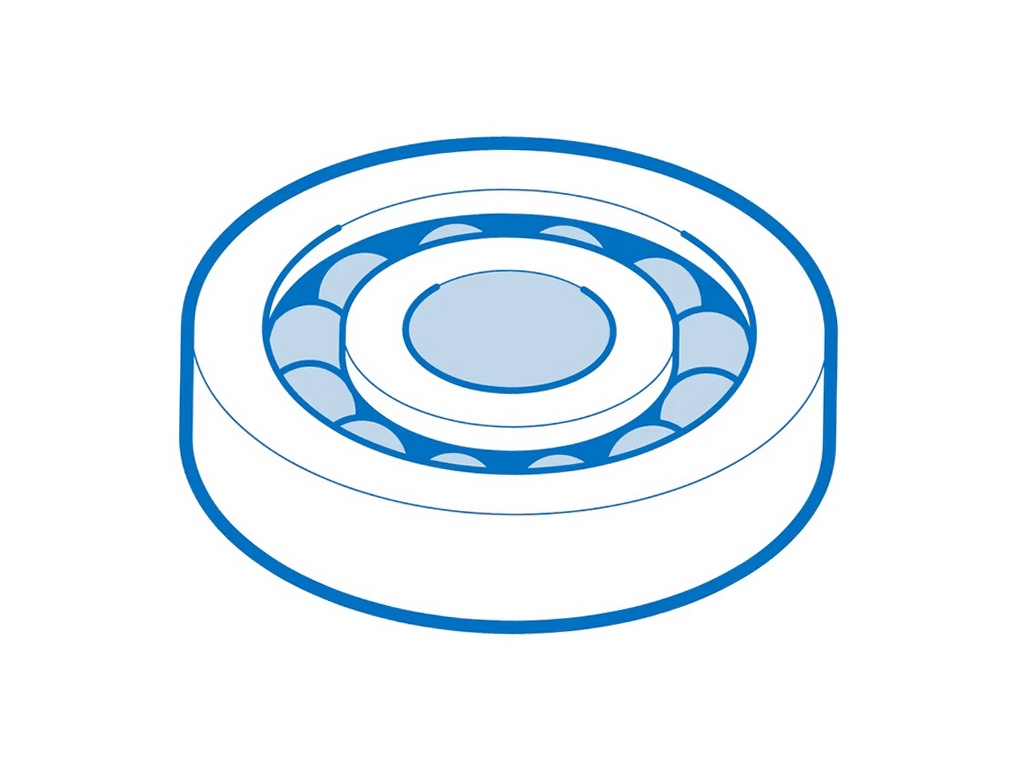 Whirlpool Washer 'T' Bearing - WP8546462, Replaces: 62703