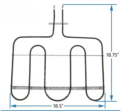 GE Oven Bake Element - WG02F04107, Replaces: WB44T10031