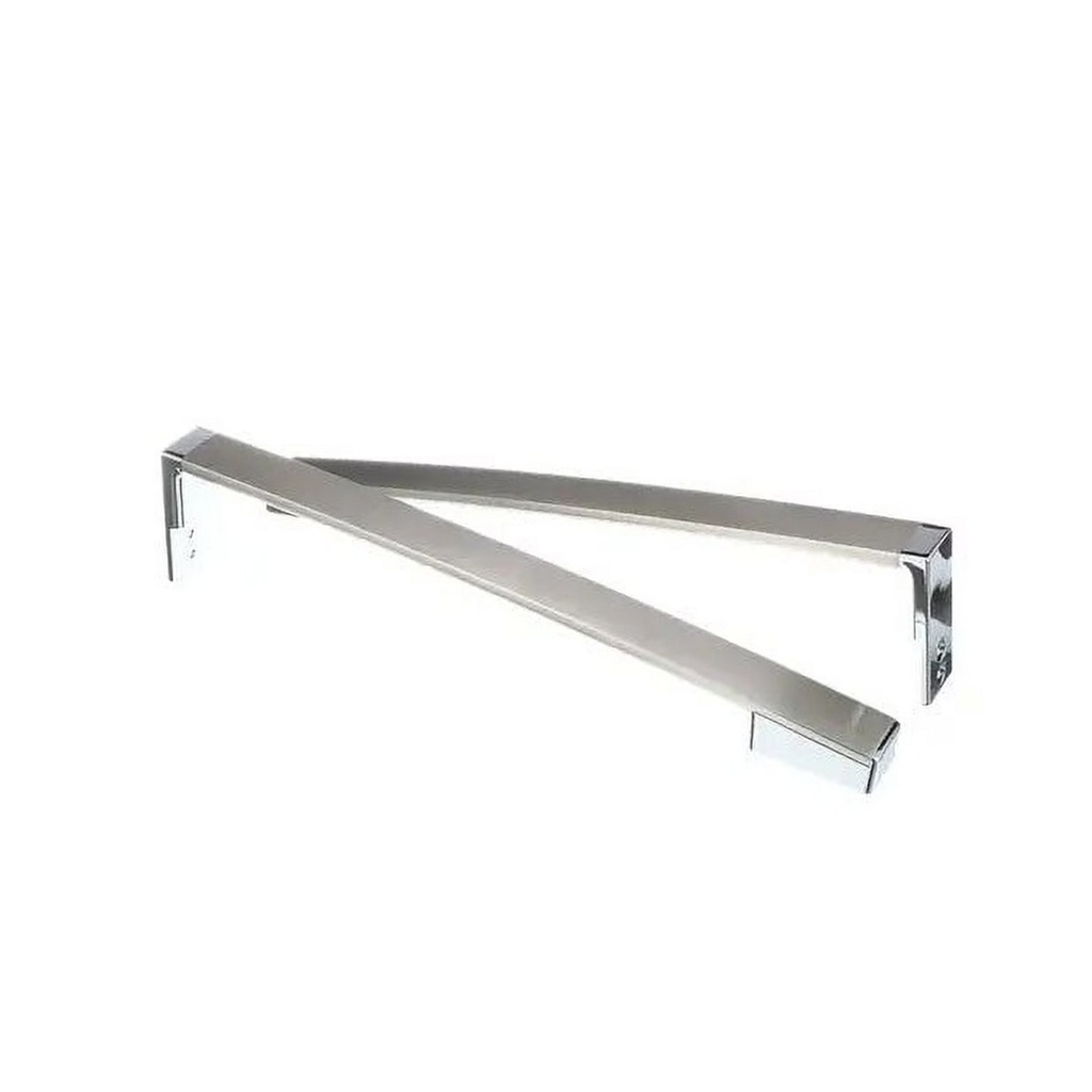 GE Refrigerator Handle Set (Stainless) - WR12X34550, Replaces: WR12X21383