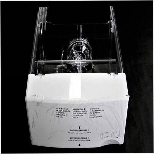 GE Refrigerator Ice Bucket & Auger Assembly - WR17X24426, Replaces: WR29X42448