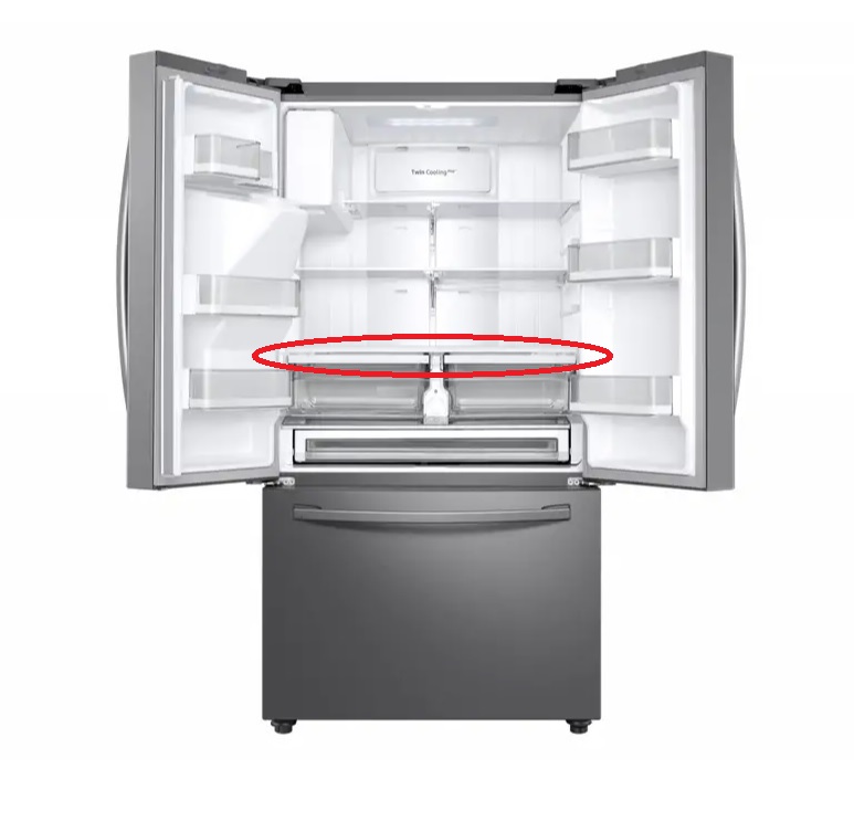 Samsung Refrigerator Vegetable Drawer Cover Assembly - DA97-14303A
