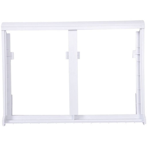 GE Refrigerator Shelf Frame without Glass - WR32X10537, Replaces: WR32X10539