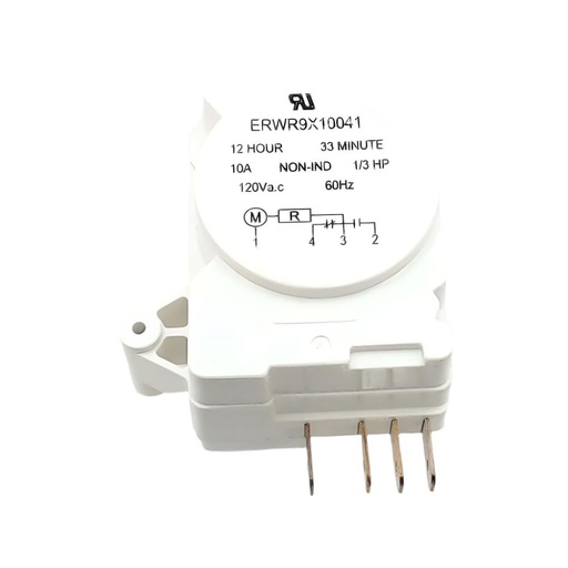 GE Refrigerator Timer - WR09X10041, Replaces: WR9X10041