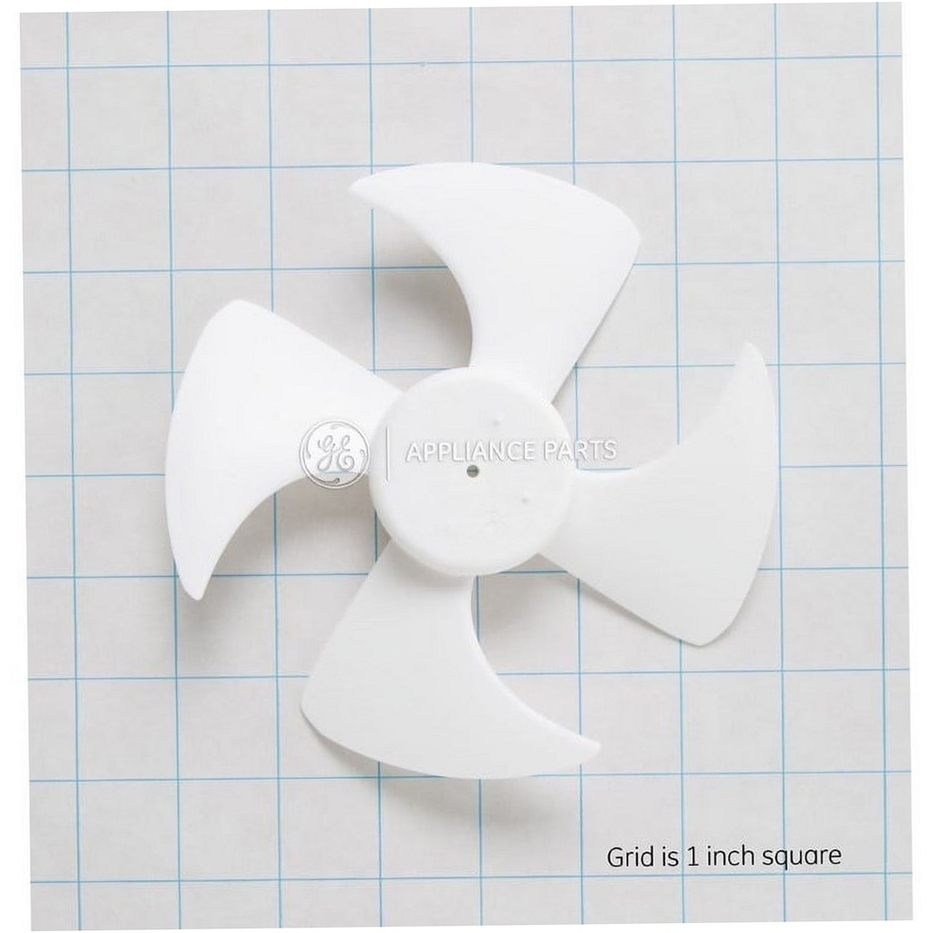 GE Refrigerator Condenser Motor Fan Blade - WR60X10207, Replaces: WR60X10088
