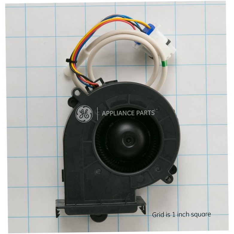 GE Refrigerator Ice Maker Fan Motor & Sensor Assembly - WR60X10342