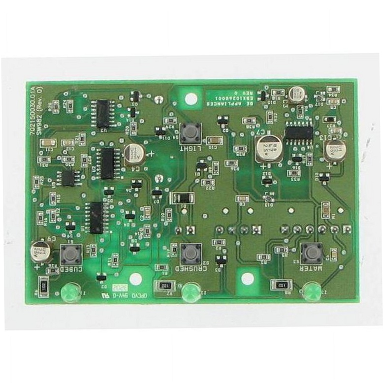 GE Refrigerator Dispenser Control Board - WR55X10859, Replaces: WR55X10572