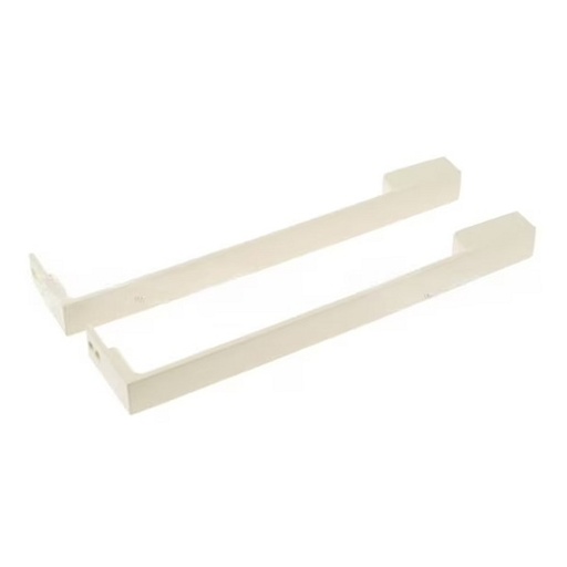 GE Refrigerator Door Handle Set (Bisque) - WR12X32351, Replaces: WR12X21187