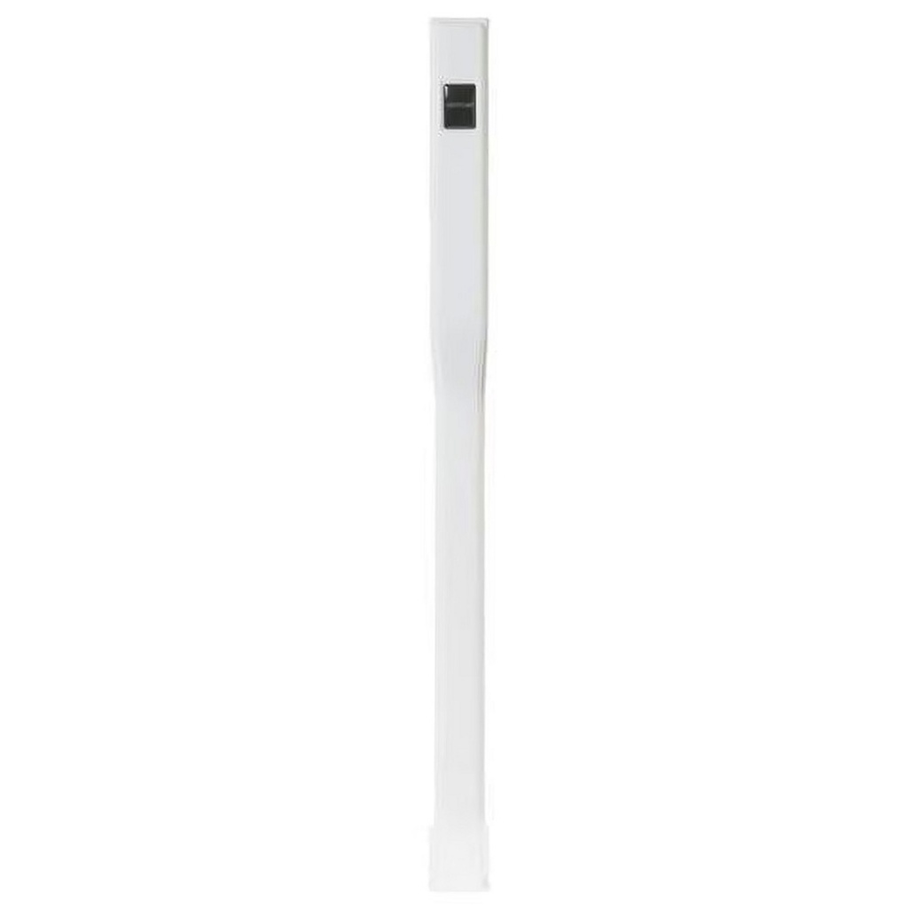 GE Refrigerator Freezer Door Handle (White) - WR12X10966, Replaces: WR12X10057