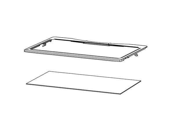 Samsung Refrigerator Shelf Assembly (Upper) - DA97-21587A