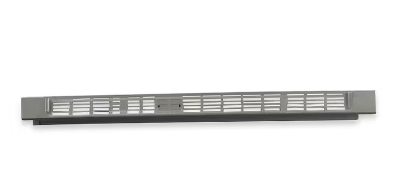 Whirlpool Refrigerator Kick Plate Grille (Gray) - W10860791, Replaces: W10592144