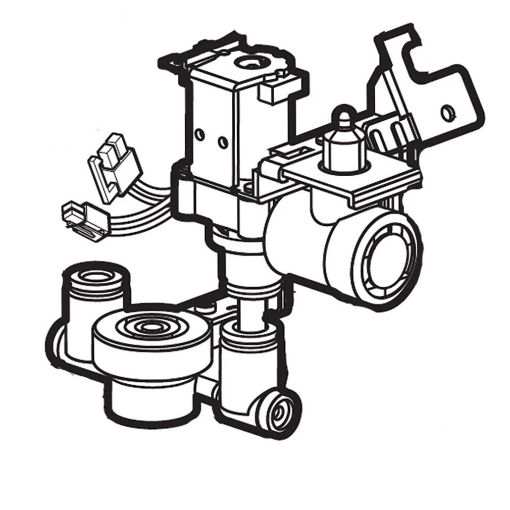 LG Refrigerator Water Inlet Valve - AJU72911114