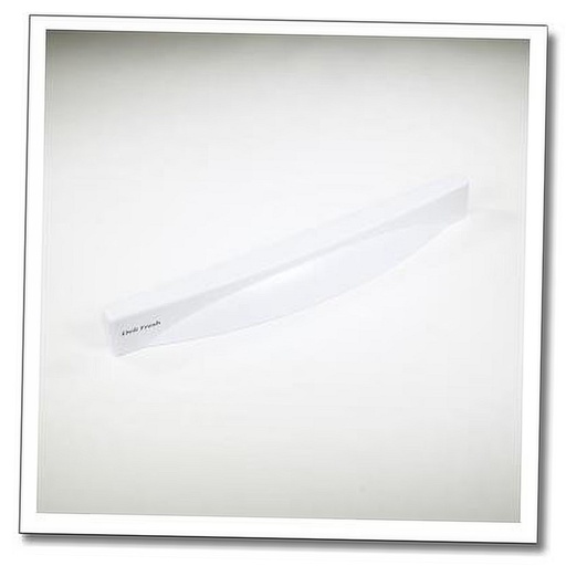 GE Refrigerator Meat Pan Handle (White) - WR17X11250, Replaces: WR17X10713