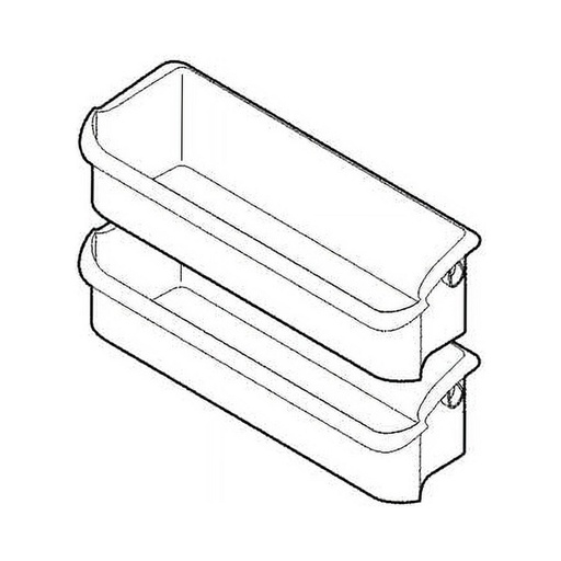 Frigidaire Refrigerator Door Shelf Bin - 241505310, Replaces: 240430319
