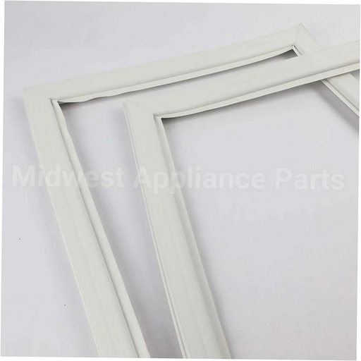 GE Refrigerator Gasket and Label Assembly - WR14X43128, Replaces: WR24X10204