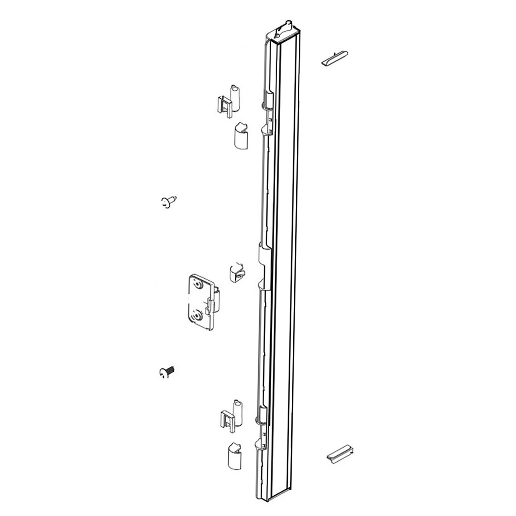 Samsung Refrigerator Mullion Heater/Divider - DA97-14049G