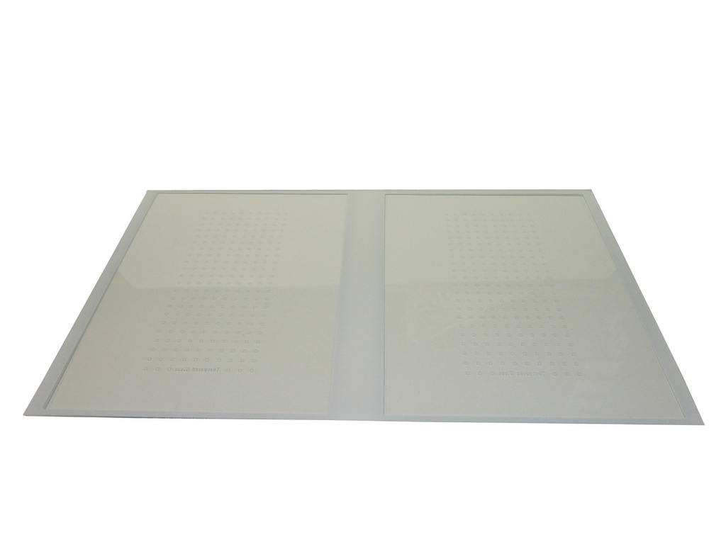 LG Refrigerator Glass Shelf - 4890JL1002M, Replaces: 4890JL1002G