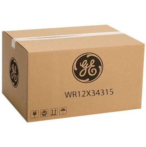 GE Refrigerator Fresh Food Door Handle (White) - WR12X34315