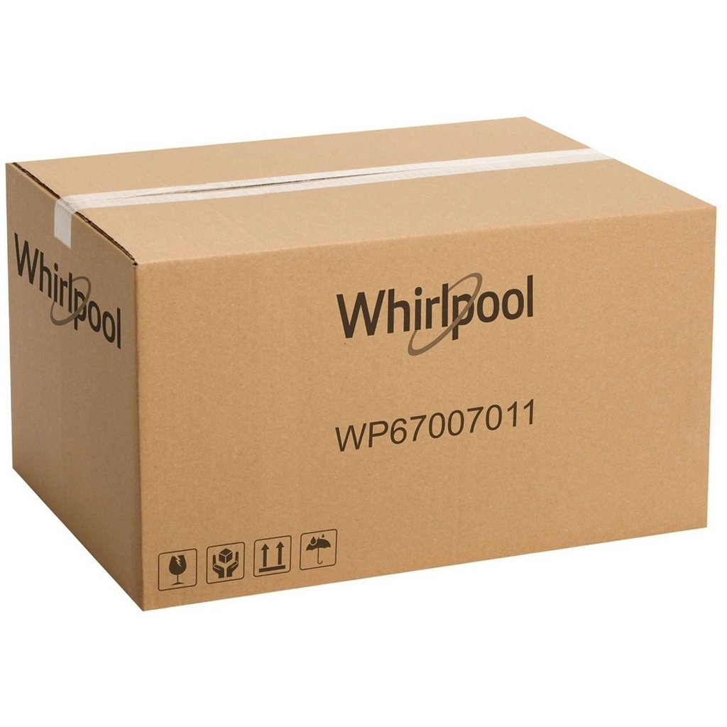 Whirlpool Refrigerator Door Stop (Black) - WP67007011, Replaces: 10447103