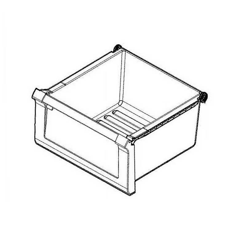 Frigidaire Refrigerator Crisper Drawer Assembly - 5304524914, Replaces: 5304519126