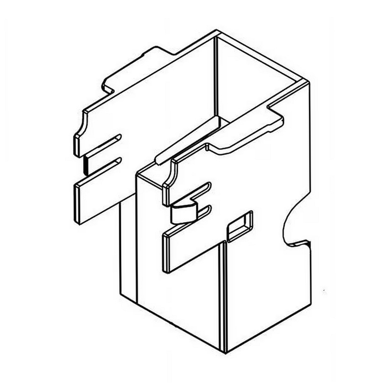 Whirlpool Refrigerator Solenoid Mounting Bracket - W10346971