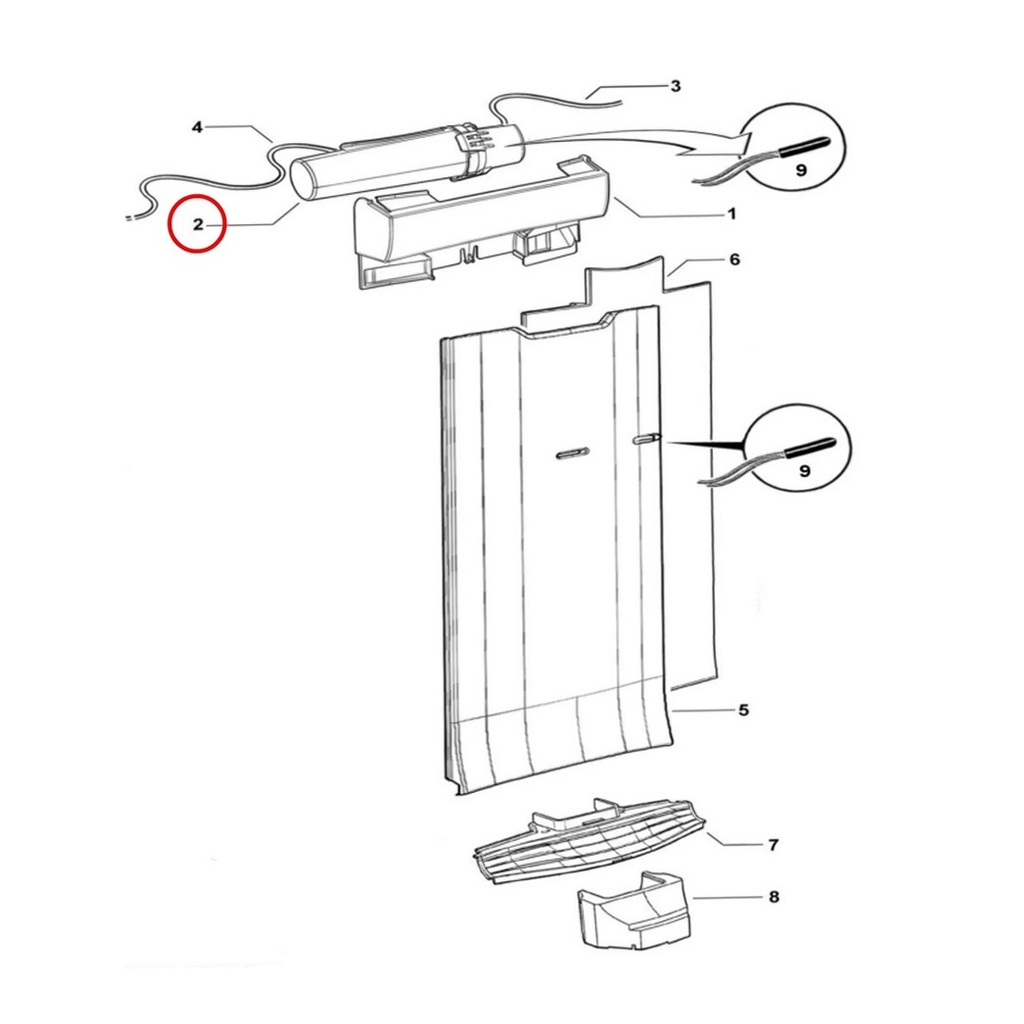 Fisher & Paykel Refrigerator Dispenser Tank Assembly - 836846