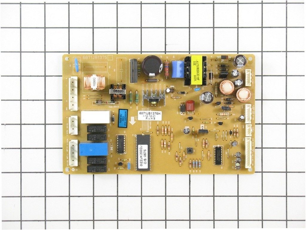 LG Refrigerator Main Control Board - 6871JB1375H, Replaces: 6871JB1375A
