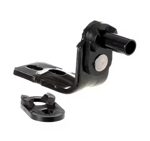 GE Refrigerator Bottom Door Hinge and Closing Cam - WR49X5124, Replaces: WR13X0510