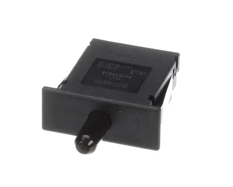 Frigidaire Refrigerator Light Switch (Black) - 241835502, Replaces: 7241835502