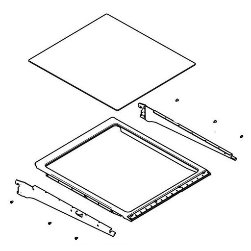 Samsung Refrigerator Shelf Assembly - DA97-11267A