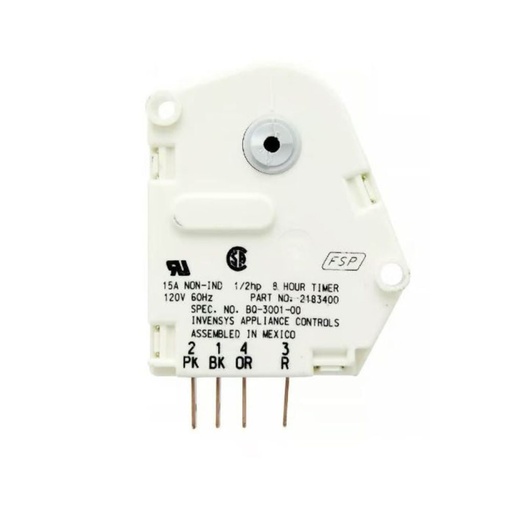 Whirlpool Refrigerator Timer - WP2183400, Replaces: 2183400