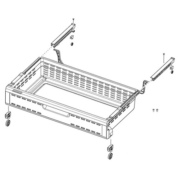 Samsung Refrigerator Freezer Tray Assembly - DA97-08439F, Replaces: DA97-08439H