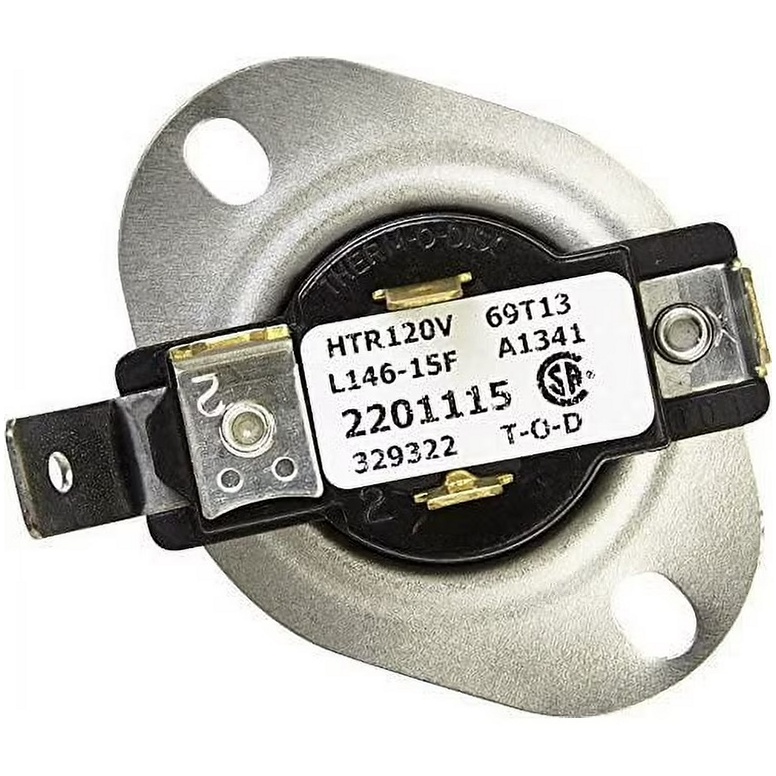Whirlpool Dryer Cycling Thermostat - WP37001136, Replaces: 37001136