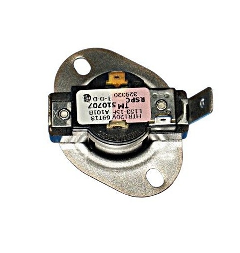 Speed Queen Dryer Thermostat with Instructions - D510707P, Replaces: 503979