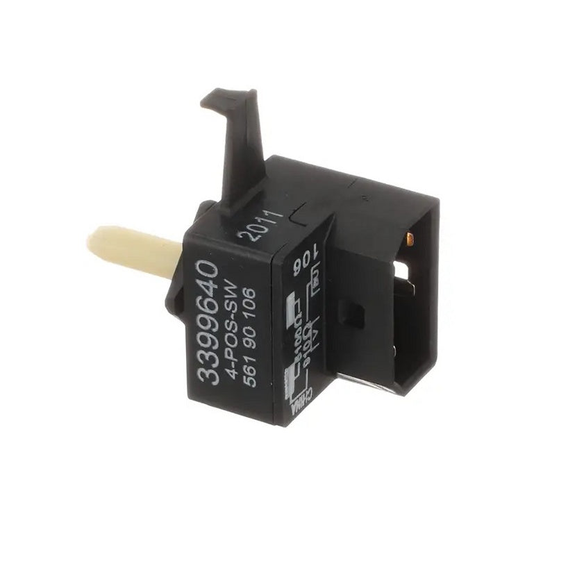 Whirlpool Dryer Temperature Selector Switch - WP3399640, Replaces: 3396014