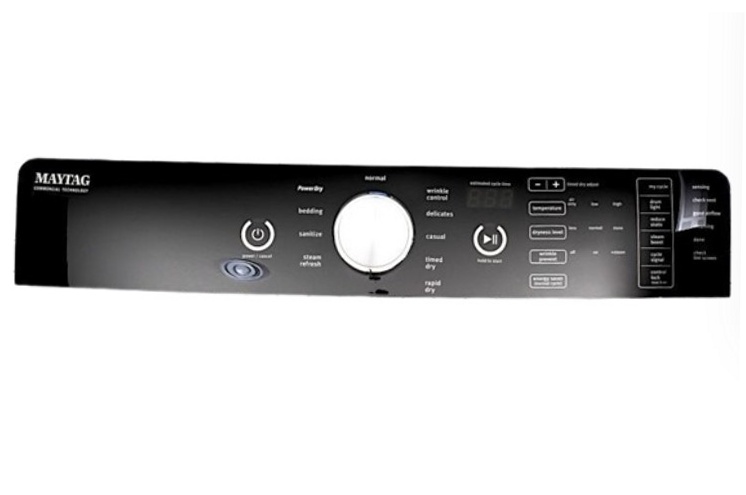 Whirlpool Dryer Control Panel - W10919206, Replaces: W10783696