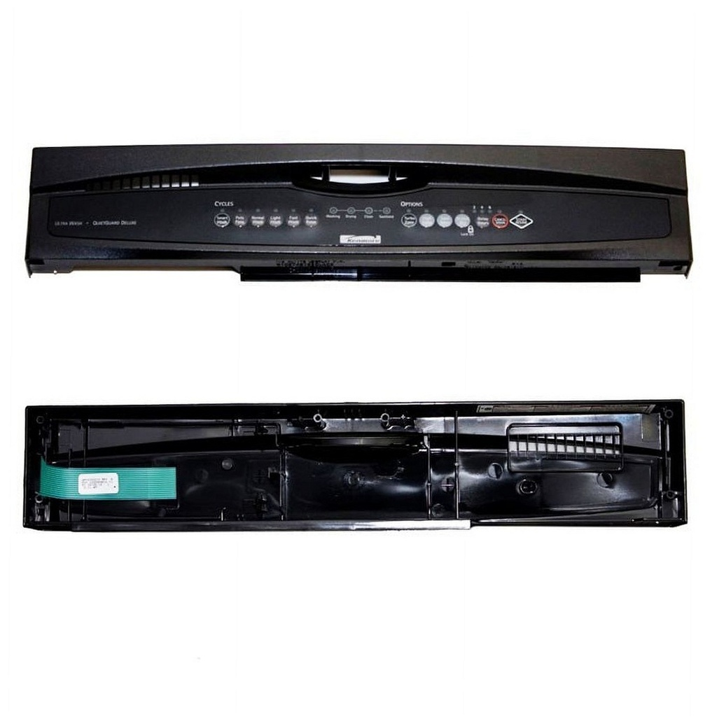 Whirlpool Dishwasher Control Panel (Black) - WP8558208, Replaces: 8558193