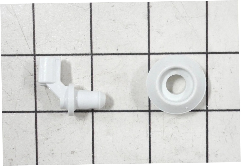 Frigidaire Dishwasher Upper Dishrack Wheel & Axle - 5304535381, Replaces: 154494502