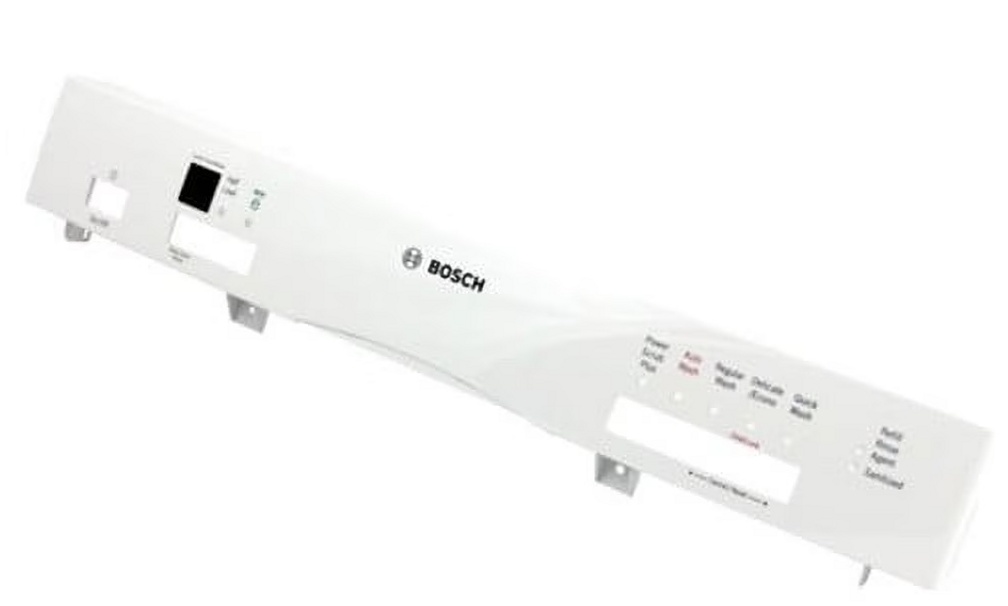 Bosch Dishwasher Facia Panel (White) - 00665886, Replaces: 665886