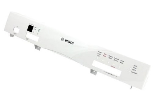 Bosch Dishwasher Facia Panel (White) - 00665886, Replaces: 665886