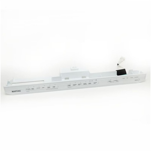 Whirlpool Dishwasher Control Panel (White) - WPW10475771, Replaces: W10329521