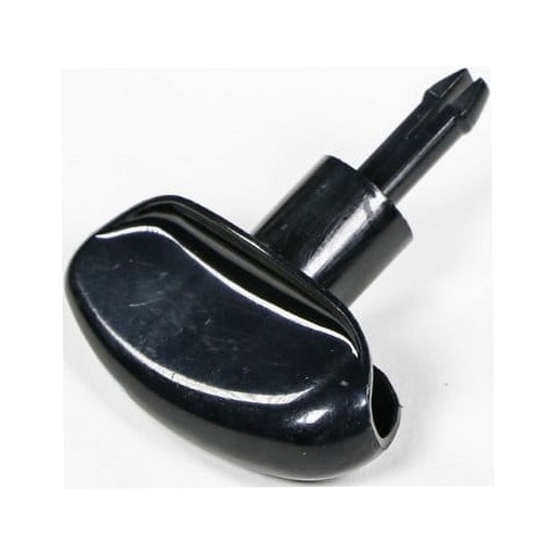 GE Dishwasher Timer Knob (Black) - WD09X10024, Replaces: WD9X10024