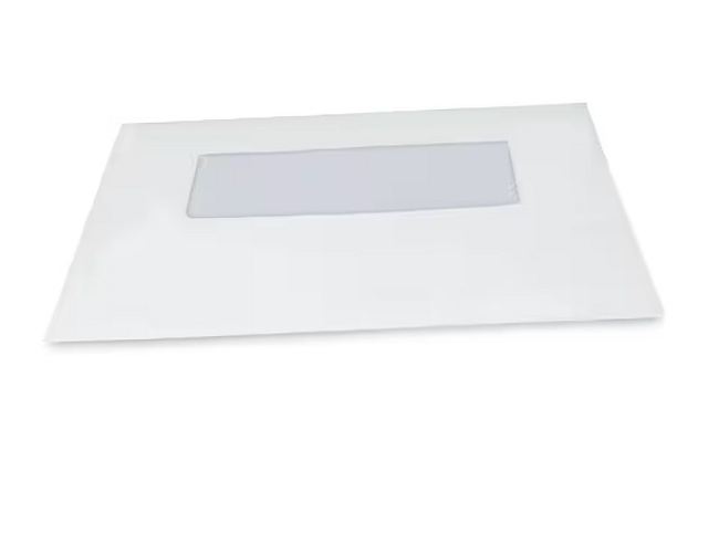 Whirlpool Range /Oven Outer Door Glass (White) - WP9762476, Replaces: 3195613