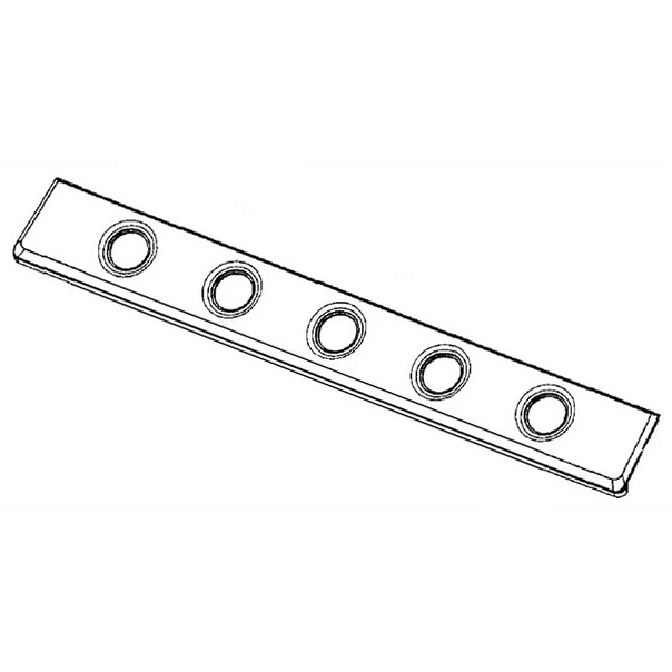 Samsung Range /Oven Control Panel (Stainless) - DG64-00616A