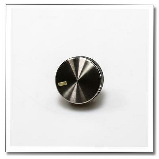 GE Range /Oven Burner Control Knob (Stainless Steel) - WB03X24360, Replaces: WB03T10259