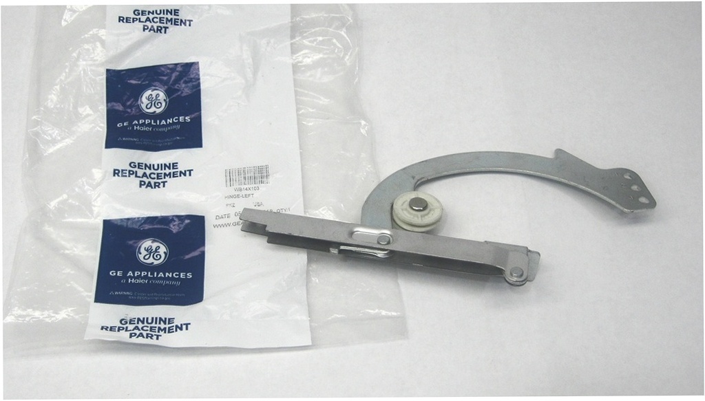 GE Range /Oven Door Hinge (Left) - WB14X103, Replaces: 332346
