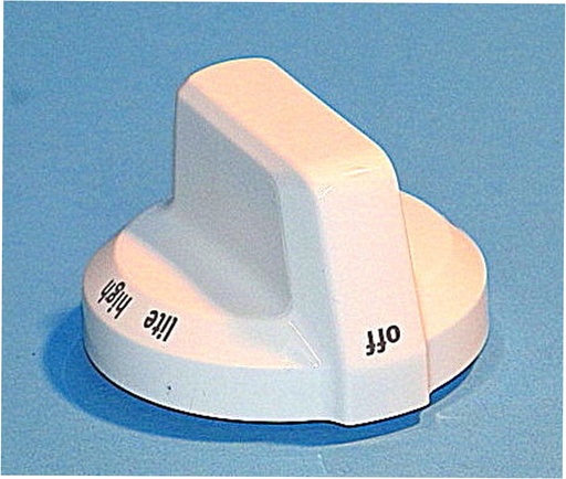 Whirlpool Range /Oven Control Knob (White) - WPW10200192, Replaces: W10200192
