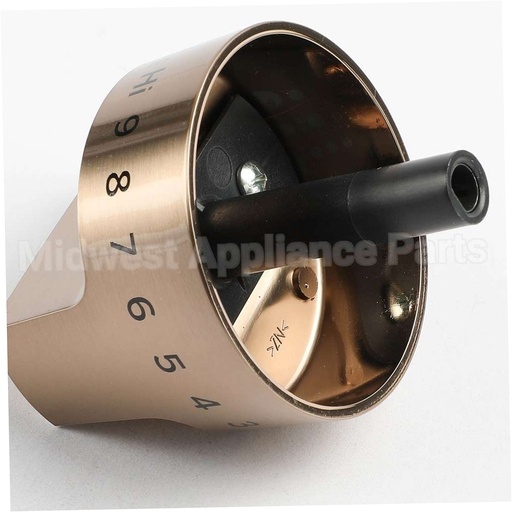 GE Range Burner Knob (Bronze) - WB03X39547, Replaces: WS01L18644 